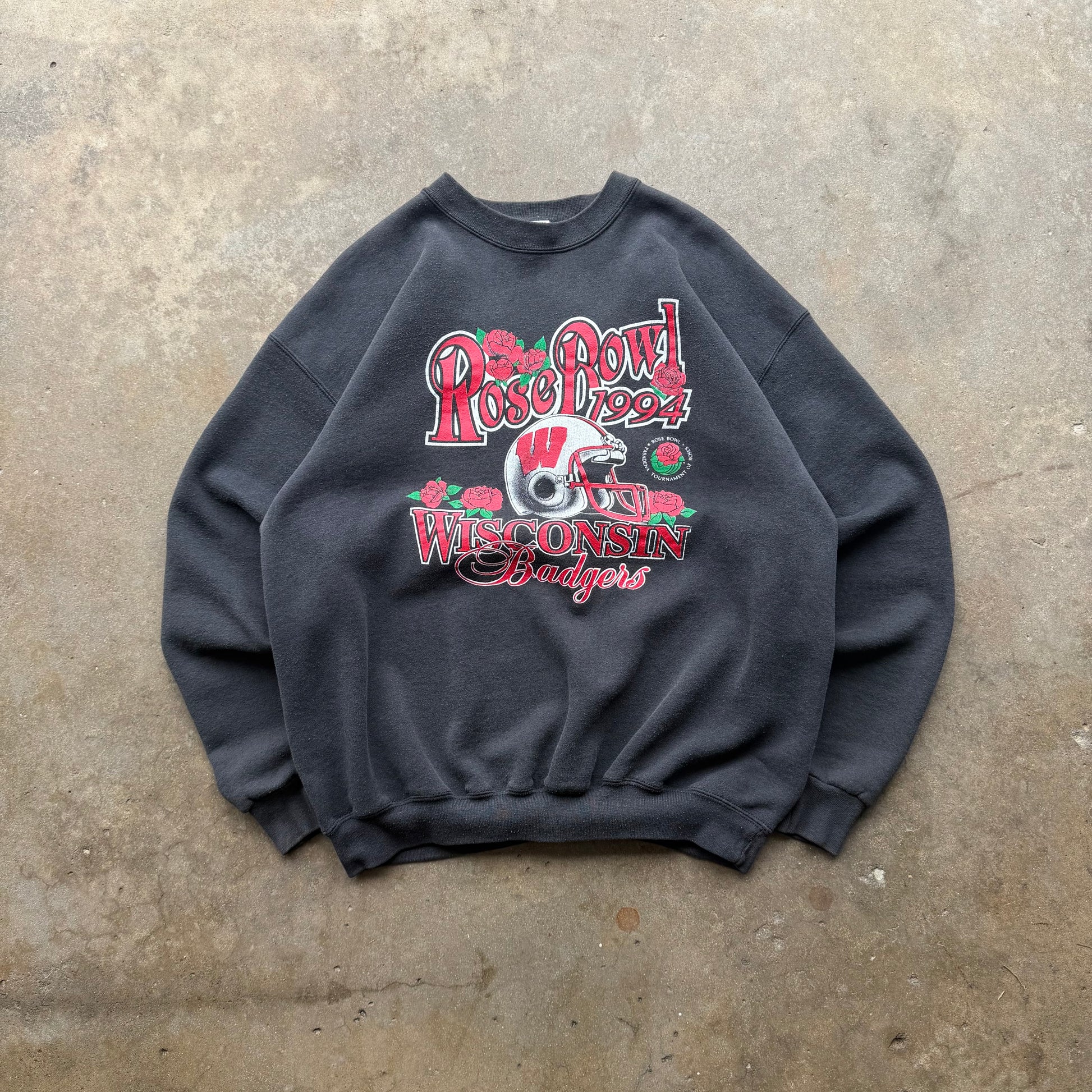(XL) 90s Wisconsin Badgers Rose Bowl Crewneck