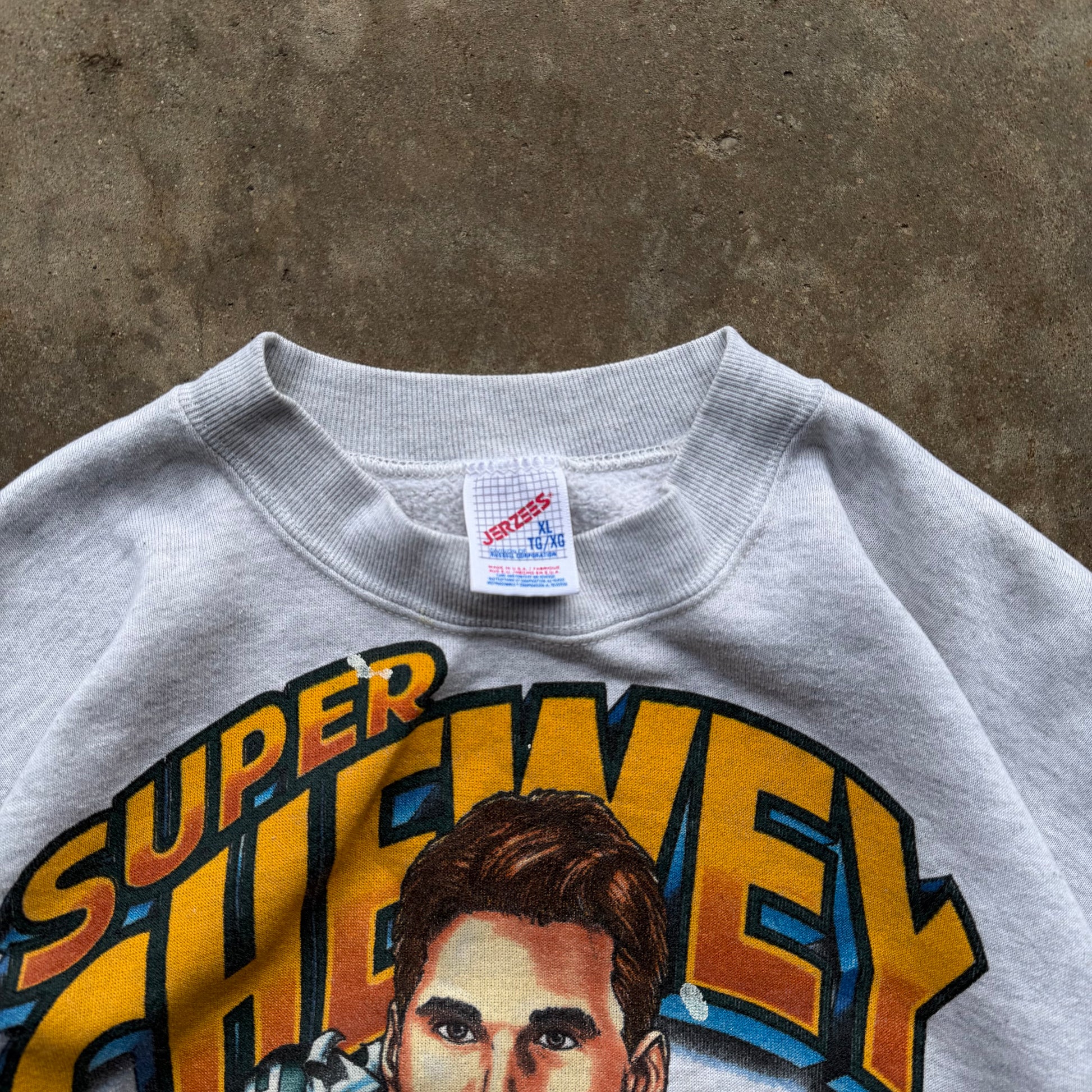 (XL) 90s Green Bay Packers ‘Super Chewy’ Caricature Crewneck