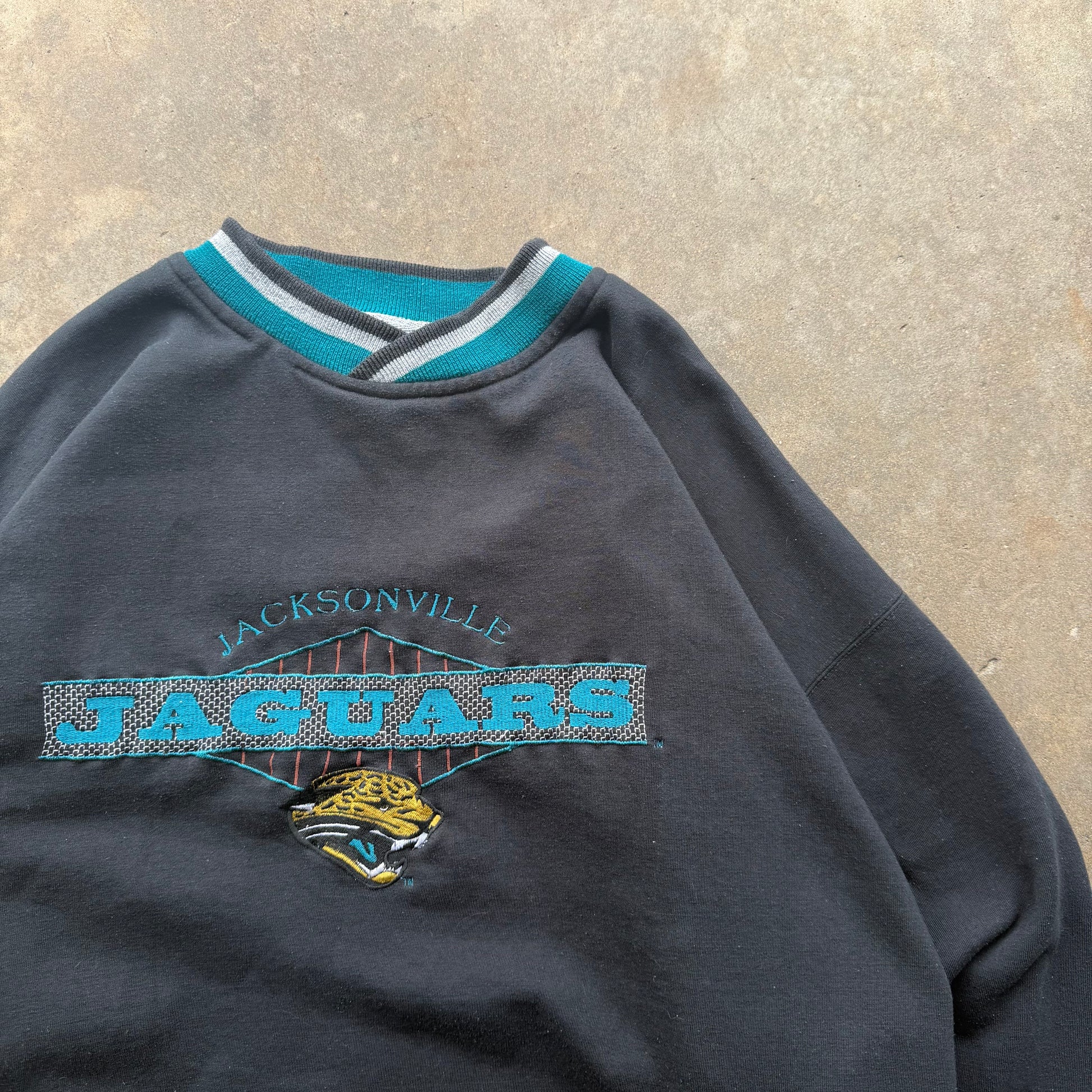 (XXL) 90s Jacksonville Jaguars Starter Crewneck&nbsp;