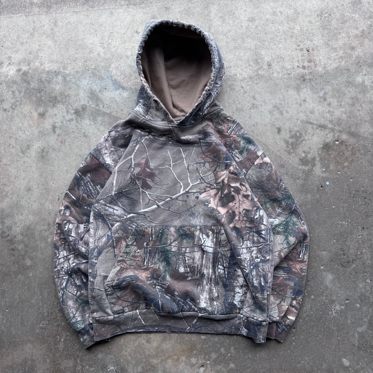 (M) 00s Faded Camo Hoodie