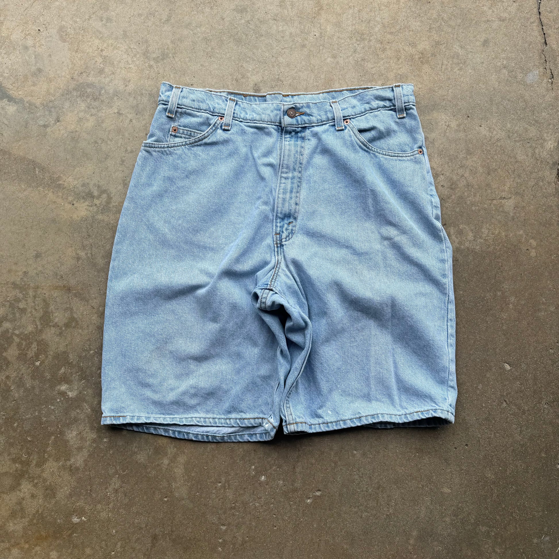 (36') 90s Orange Tab Levi Jorts